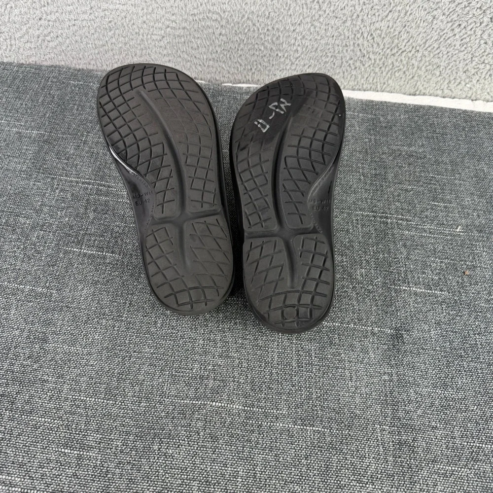 OOFOS OOahh Sport Slide Sandal Mens 9 Womens 11 Purple Iridescent Ombre Recovery